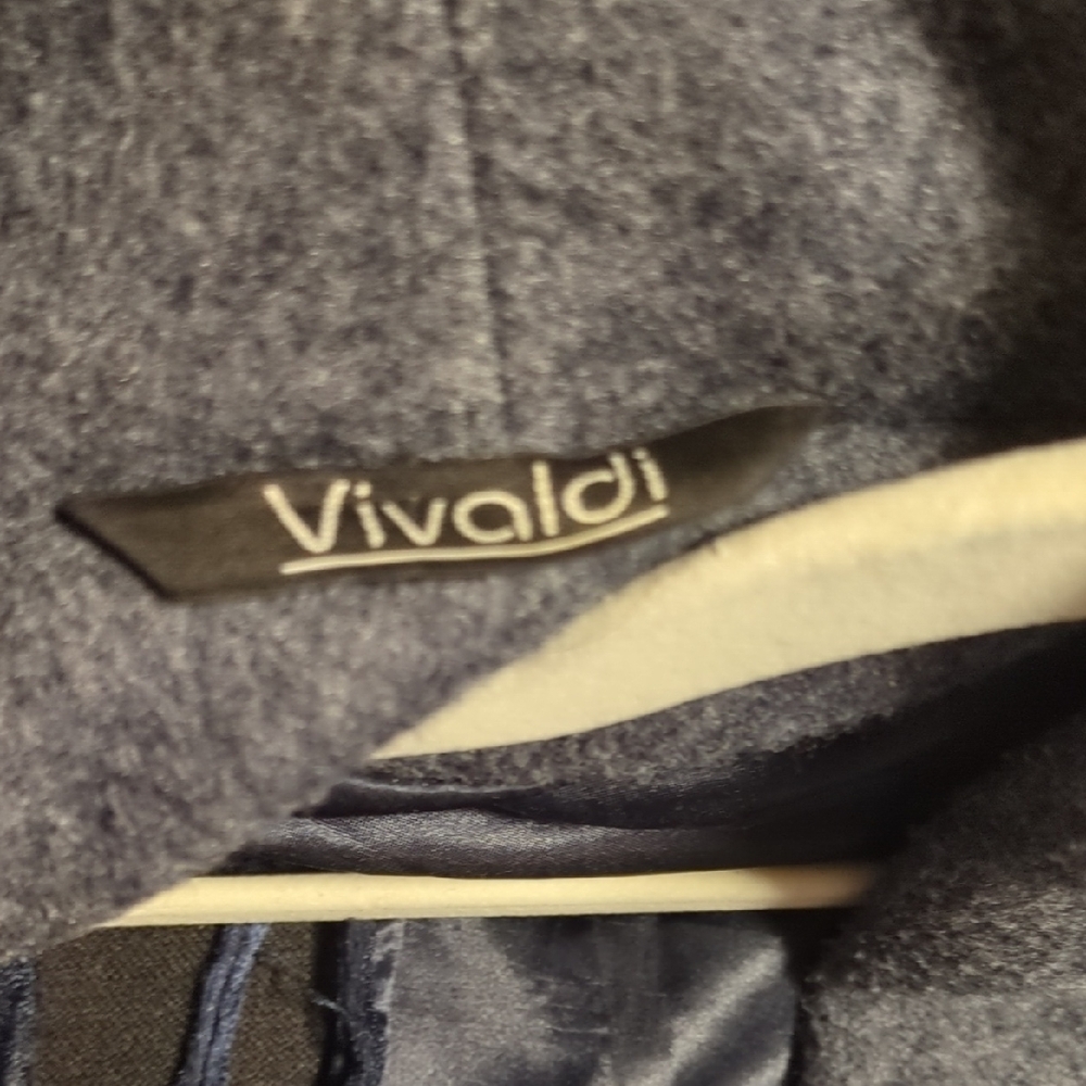 Vivaldi Women's Classic Blue Gray Trench Coat